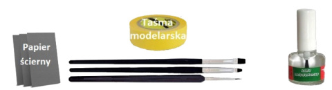 MODEL samolotu do sklejania skala 1:44 Fokker Dr.1 Smer 0805