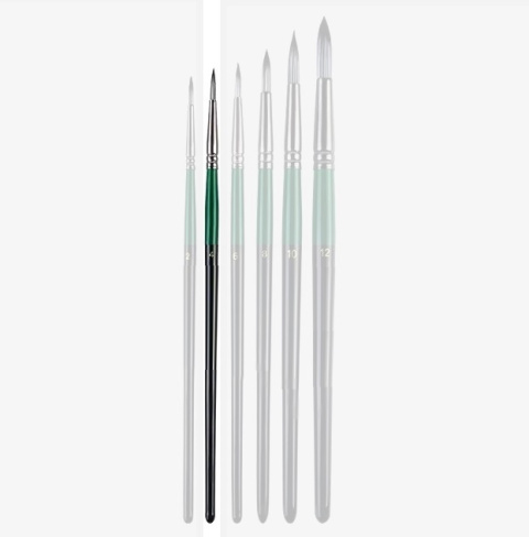 Pędzel Round Synthetic Pędzelek modelarski, malarski syntetyczny włos Nr. 4 Pędzel Round Synthetic Pędzelek modelarski, malarski syntetyczny włos Nr. 4