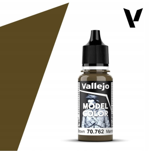 VALLEJO MODEL COLOR 115 Farba modelarska akrylowa 70762 GREY BROWN 18ml VALLEJO MODEL COLOR 115 Farba modelarska akrylowa 70762 GREY BROWN 18ml