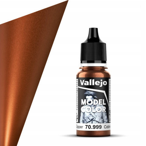 VALLEJO MODEL COLOR 203 Farba modelarska akrylowa 70999 COPPER 18ml metalic VALLEJO MODEL COLOR 203 Farba modelarska akrylowa 70999 COPPER 18ml metalic