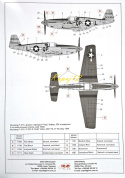 MODEL samolot do sklejania Mustang P-51C+ podkład, farby,lakier