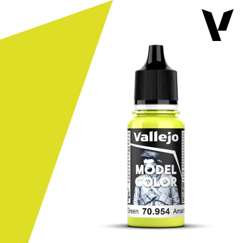 VALLEJO MODEL COLOR 090 Farba modelarska akrylowa 70954 YELLOW GREEN 18 ml VALLEJO MODEL COLOR 090 Farba modelarska akrylowa 70954 YELLOW GREEN 18 ml