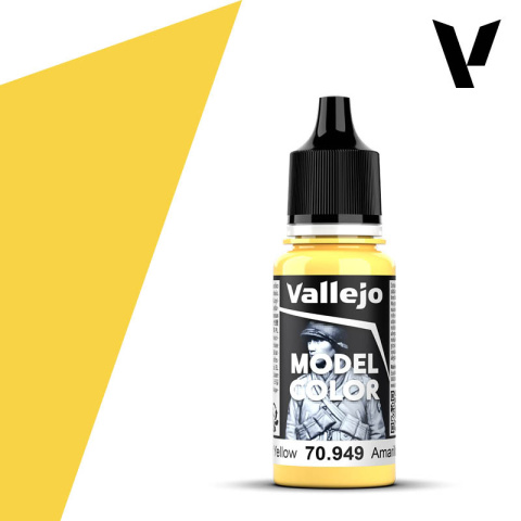 VALLEJO MODEL COLOR 024 Farba modelarska akrylowa 70949 LIGHT YELLOW 18 ml VALLEJO MODEL COLOR 024 Farba modelarska akrylowa 70949 LIGHT YELLOW 18 ml