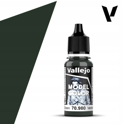 VALLEJO MODEL COLOR 080 Farba modelarska akrylowa 70980 BLACK GREEN 18 ml VALLEJO MODEL COLOR 080 Farba modelarska akrylowa 70980 BLACK GREEN 18 ml