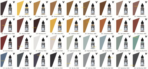 VALLEJO MODEL COLOR 117 Farba modelarska akryl 70740 Cam. Middle Brown 18ml