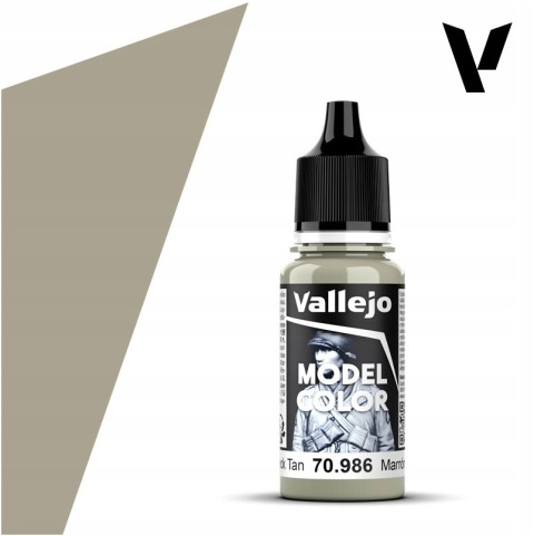 VALLEJO MODEL COLOR 110 Farba modelarska akrylowa 70986 DECK TAN 18 ml VALLEJO MODEL COLOR 110 Farba modelarska akrylowa 70986 DECK TAN 18 ml