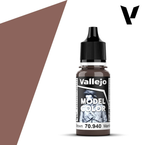 VALLEJO MODEL COLOR 153 Farba modelarska akrylowa 70940 SADDLE BROWN 18 ml VALLEJO MODEL COLOR 153 Farba modelarska akrylowa 70940 SADDLE BROWN 18 ml