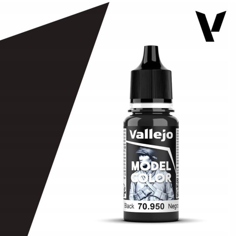 VALLEJO 70602 FARBA PODKŁADOWA akrylowa Podkład Surface Primer Black 18ml VALLEJO 70602 FARBA PODKŁADOWA akrylowa Podkład Surface Primer Black 18ml