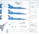 MODEL samolotu do sklejania MIRAGE F.1C + farby, klej, pędzelki, lakier