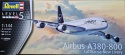 AIRBUS A380-800 New Livery duży plastikowy model samolotu pasażerskiego Lufthansa Revell skala 1:144