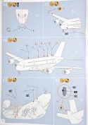 AIRBUS A380-800 New Livery duży plastikowy model samolotu pasażerskiego Lufthansa Revell skala 1:144