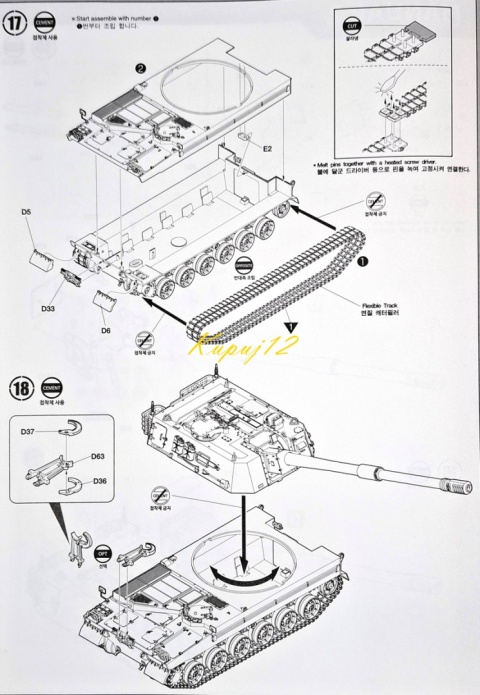 PLASTIKOWY model do sklejania K9A1 Haubica samobieżna Polskie Siły Zbrojne + mata, farby akrylowe, podkład do farb akrylowych...