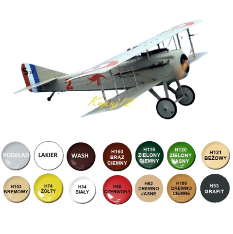 MODEL samolotu do sklejania SPAD S.VII Smer Skala 1 :40 0824