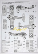 MODEL samolotu do sklejania SPAD S.VII Smer Skala 1 :40 0824
