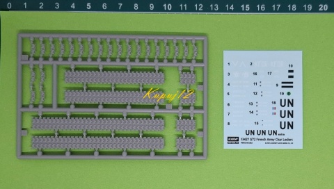 MODEL francuskiego czołgu do sklejania Char Leclerc Academy Skala 1:72