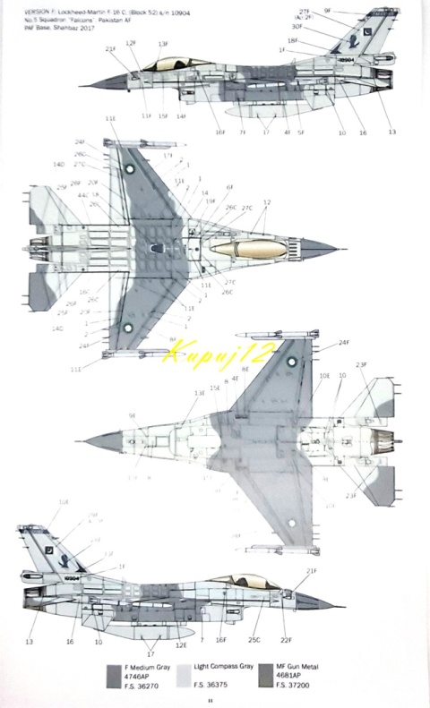 MODEL samolot do sklejania F-16C Fighting Falcon polski + podkład, farby,lakier MODEL samolot do sklejania F-16C Fighting Falcon polski + podkład, farby,lakier