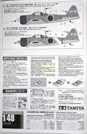 MITSUBISHI A6M2 Zero Fighter (Zeke) plastikowy model do sklejania samolotu Tamiya Skala 1:48