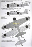 MITSUBISHI A6M2 Zero Fighter (Zeke) plastikowy model do sklejania samolotu Tamiya Skala 1:48