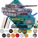 MODEL plastikowy czołg do sklejania LEOPARD 2A4 Polskie Siły Zbrojne Skala 1:35 + mata, klej, farby...