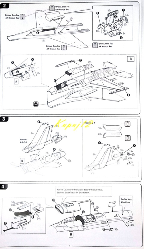 MODEL samolot do sklejania F-16C Fighting Falcon polski + zestaw, mata, farby,lakier