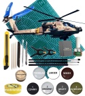 PLASTIKOWY model szturmowego śmigłowca IDF AH-64A Apache Academy Skala 1:72
