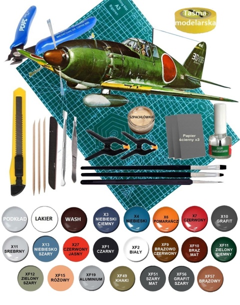 SAMOLOT do sklejania Mitsubishi J2M3 Interceptor Raider Jack Tamiya Skala 1:48 SAMOLOT do sklejania Mitsubishi J2M3 Interceptor Raider Jack Tamiya Skala 1:48