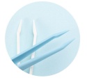 2x Pęseta plastikowa. Precyzyjne narzędzia do pracy z małymi przedmiotami.