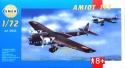MODEL francuskiego bombowca Amiot 143 samolot do sklejania Smer skala 1:72
