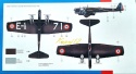 MODEL francuskiego bombowca Amiot 143 samolot do sklejania Smer skala 1:72