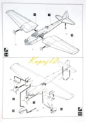 MODEL francuskiego bombowca Amiot 143 samolot do sklejania Smer skala 1:72