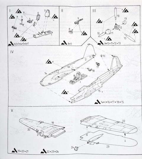 PLASTIKOWY model samolotu IŁ-2 m3 , polska wersja Plastyk Skla 1:72_S004