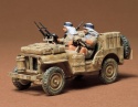 MODEL angielskiego samochodu terenowego Special air service jeep Tamiya Skala 1:35