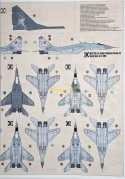 MODEL plastikowy samolot zestaw modelarski MiG-29M 23rd MisterCraft skala 1:72