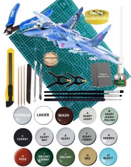 MODEL plastikowy samolot zestaw modelarski MiG-29M 23rd MisterCraft skala 1:72