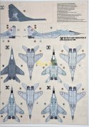 MODEL plastikowy samolot zestaw modelarski MiG-29M 23rd MisterCraft skala 1:72