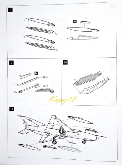MODEL radzieckiego samolotu do sklejania Mig-21R Smer skala 1:72 MODEL radzieckiego samolotu do sklejania Mig-21R Smer skala 1:72