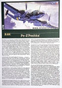 MODEL samolot do sklejania Pe-2 Finnish A.F Peshka MisterCraft skala 1:72