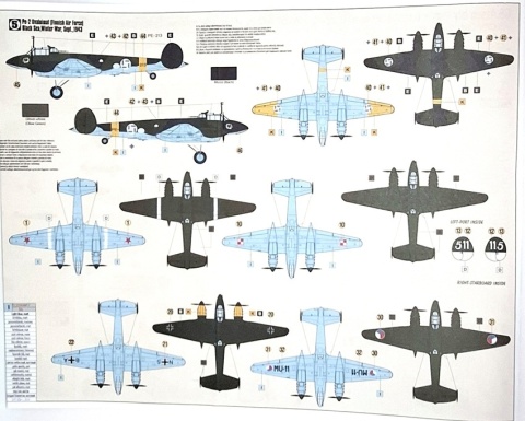MODEL samolot do sklejania Pe-2 Finnish A.F Peshka MisterCraft skala 1:72