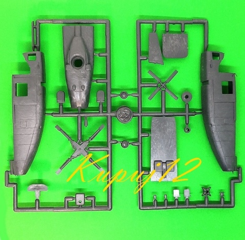 PLASTIKOWY Model HELIKOPTERA LYNX Mk.1 Antyterorystyczny Plastyk 1:72