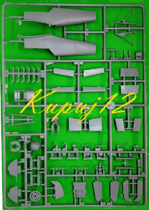 PLASTIKOWY model samolotu do sklejania Messerschmitt Bf-109 F2 Zvezda Skala 1:48_4802