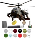 PLASTIKOWY model helikoptera do sklejania Apache AH-64A Academy Skala 1:48