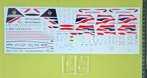 Concorde British Airways duży plastikowy model do sklejania samolotu pasażerskiego Revell Skala 1:144_04257