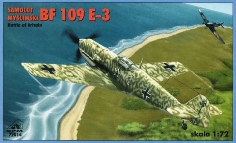 MODEL samolotu myśliwskiego Messerschmitt Bf 109 E-3 Battle of Britan RPM Skala 1:72_72014
