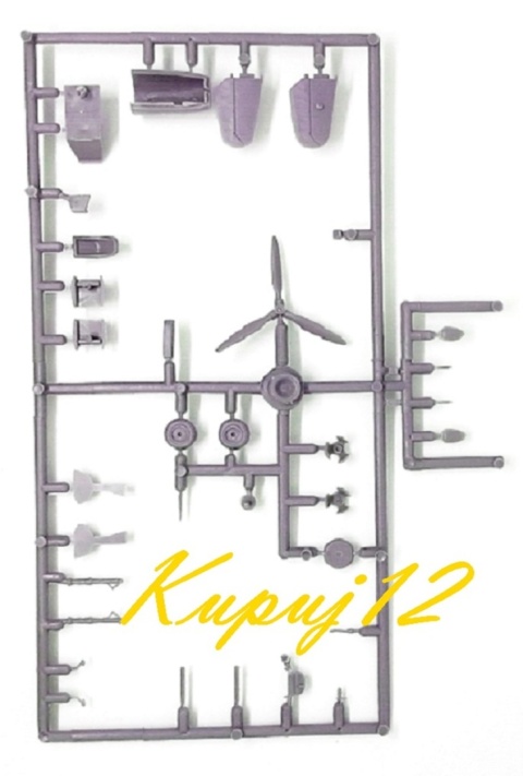 MODEL samolotu myśliwskiego Messerschmitt Bf 109 E-3 Battle of Britan RPM Skala 1:72_72014
