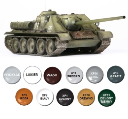 MODEL radzieckiego niszczyciela czołgów SU-100 Zvezda skala 1:35_3688