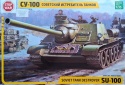 MODEL radzieckiego niszczyciela czołgów SU-100 Zvezda skala 1:35_3688
