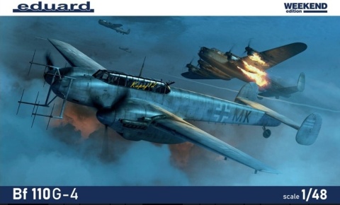 Model samolot do sklejania Messerschmitt Bf 110 G-4 Eduard Skala 1:48 8405